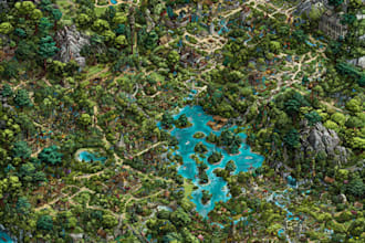 custom fantasy map design for rpgs, games, novels and stories