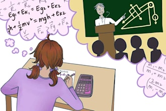 teach you physics and mathematics professionally