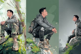 draw awesome illustration with realistic style