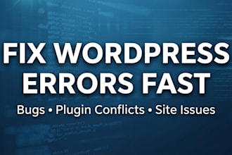 fix wordpress errors, bugs, and urgent website issues
