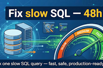 optimize one slow sql query or stored procedure and provide production safe fix