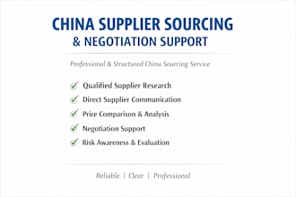 source products from china and negotiate with factories