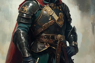 fantasy dnd character art and dnd character