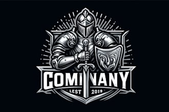 create a custom armorweld knight logo just in 12 hours