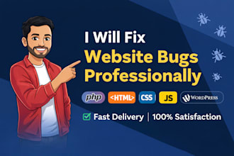 fix HTML CSS PHP bugs in 24 hours