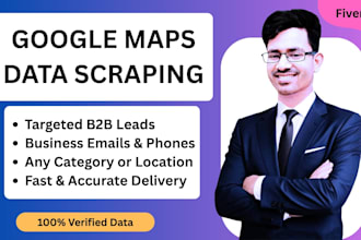 do google maps data scraping and business lead collection