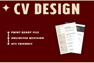 create a resume CV well