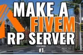 create fivem roleplay server or fix any bugs and develop qb core