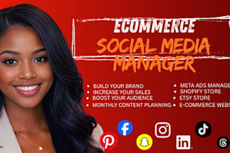 be your shopify social media manager for ecommerce growth