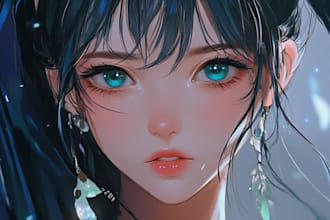 draw a anime character