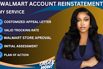 reinstate walmart account suspension appeal letter