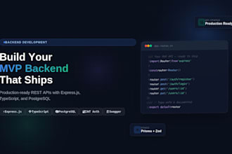develop your mvp backend with expressjs and typescript