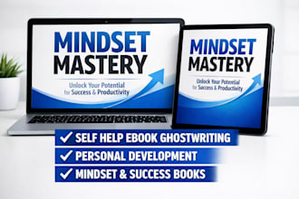 ghostwrite self help ebook, personal development mindset confidence productivity