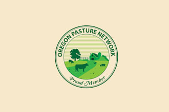 design oregon pasture sustainable agriculture logo
