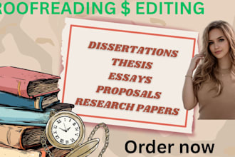 l proofread, edit thesis, dissertations, research paper master, phd, in apa 7th