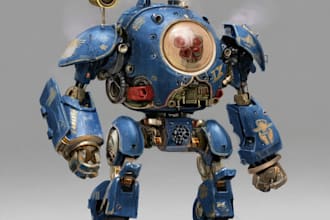 high quality robot, mecha concepts