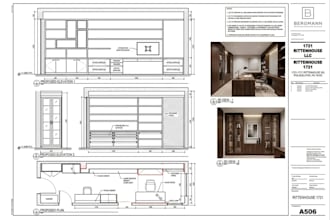 design functional kitchen and wardrobe furniture with manufacturing files