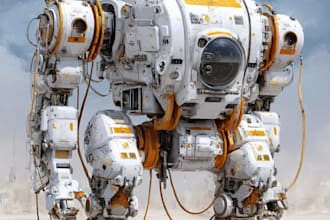do mecha robot gundam illustrations