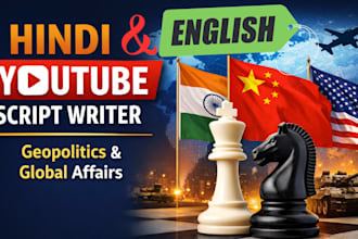 hindi youtube scripts on geopolitics and global affairs