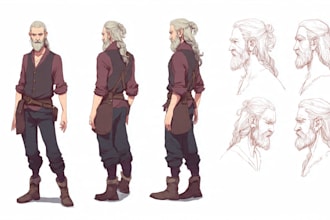 draw a character illustration