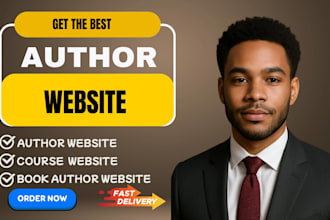 design author website, book author website, ebook website, course website