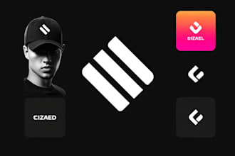 design startup tech, company, technology, and app logo