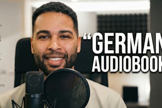narrate and produce your german audiobook in studio quality