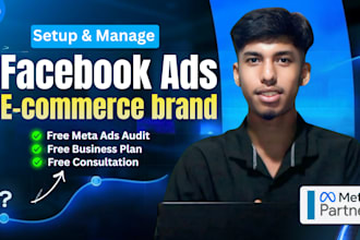 setup meta ads campaign in 24hours for ecommerce brand to get sales and leads