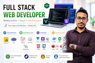 php laravel website developer, fix website bugs, issue development update