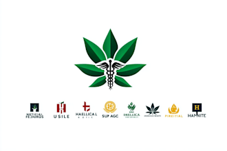 do medical nursing healthcare natural spa cannabis cbd logo