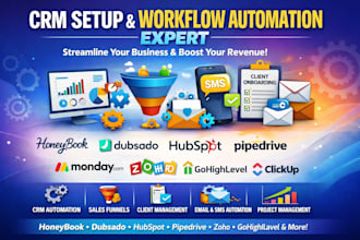 setup honeybook dubsado crm 17hats freshdesk bonsai acuity scheduling pipedrive