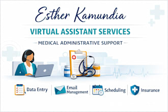 be your medical VA for admin and insurance support