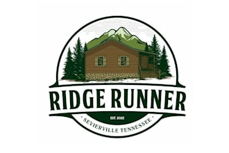 design smoky mountain cabin travelers logo