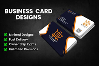 provide business cards and car poster design services
