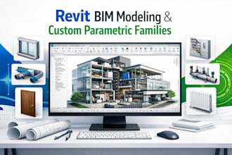 create custom parametric revit families for architecture, civil and mep