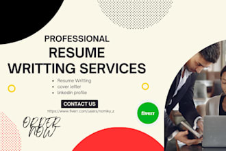 provide professional resume, CV writing service