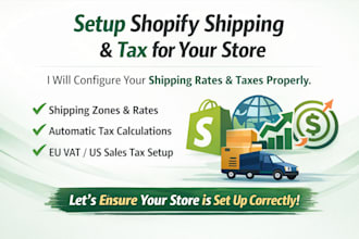 setup shopify shipping and tax settings for your store shopify virtual assistant