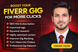 create and optimize your fiverr gig for more clicks