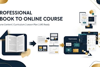 write your ebook and turn it into a professional online course