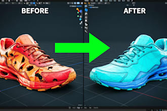fix, retopologize and optimize your ai generated 3d model