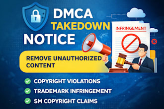 send dmca takedown notice to remove stolen content