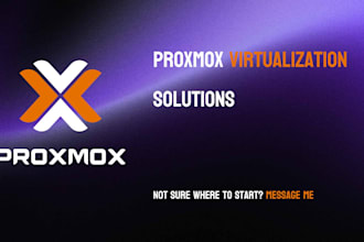help you setup proxmox on your hardware or dedicated server