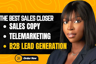 do high ticket sales closer online sales saas cold calling and IT sales closer