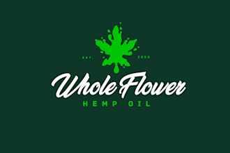 design a medical cannabis, natural hemp and cbd oil logo