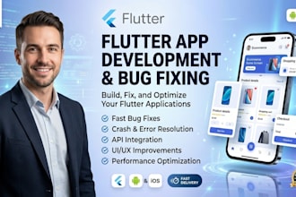develop flutter android app with easy future ios setup as flutter develop