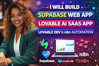 build supabase web app lovable ai saas app lovable dev and n8n automation