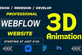 design, develop, and fix webflow websites with expert precision