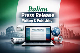 write and publish your italian press release on top italy media sites using ein
