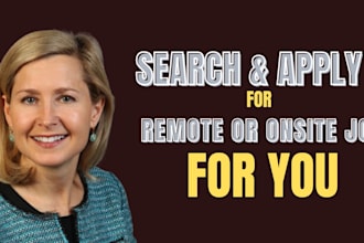 search and apply for both remote and onsite job on your behalf