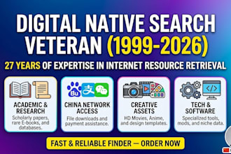 find all the resource from the internet you want